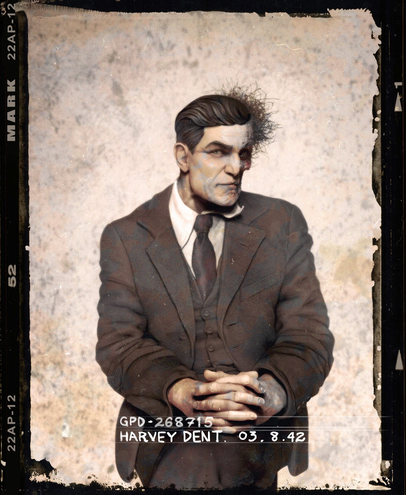 Illustration for article titled Batman villains captured in 1940s mugshots are fantastically dapper